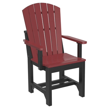 Luxcraft Poly Lumber Adirondack Dining Arm Chair