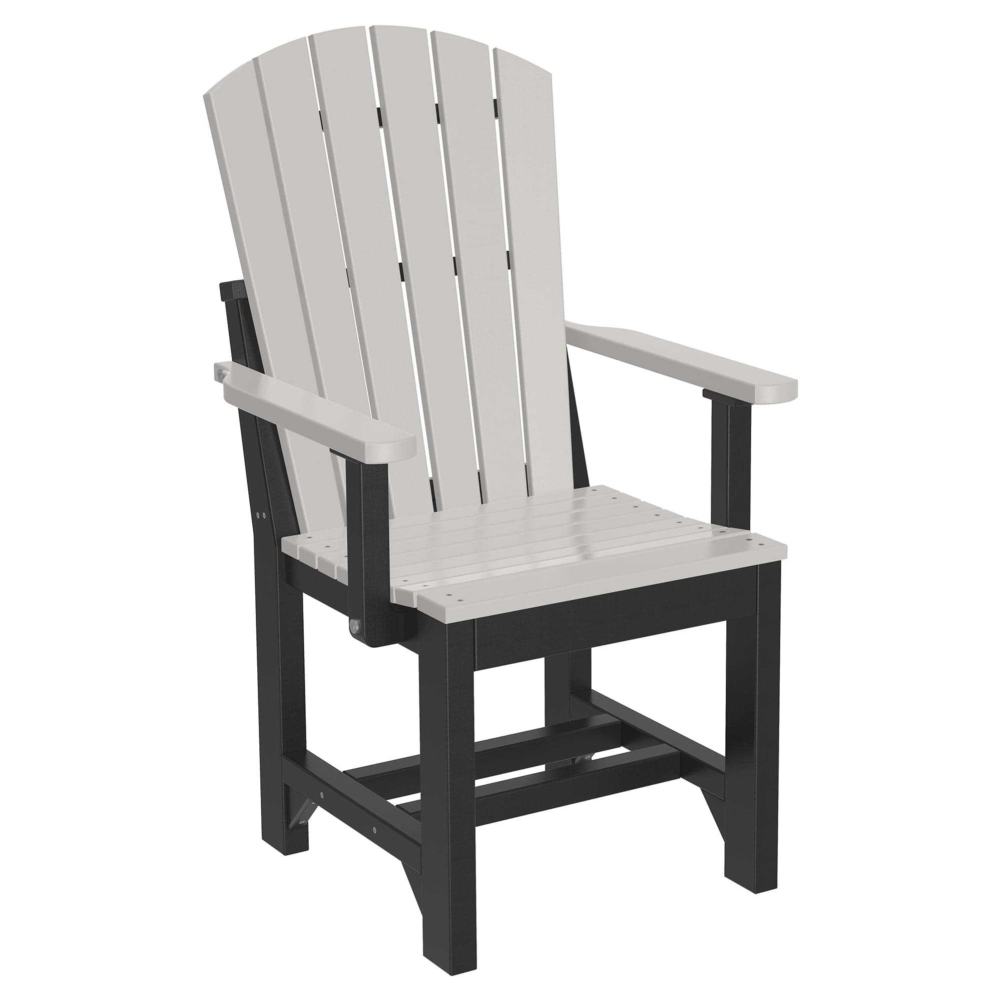 Luxcraft Poly Lumber Adirondack Dining Arm Chair