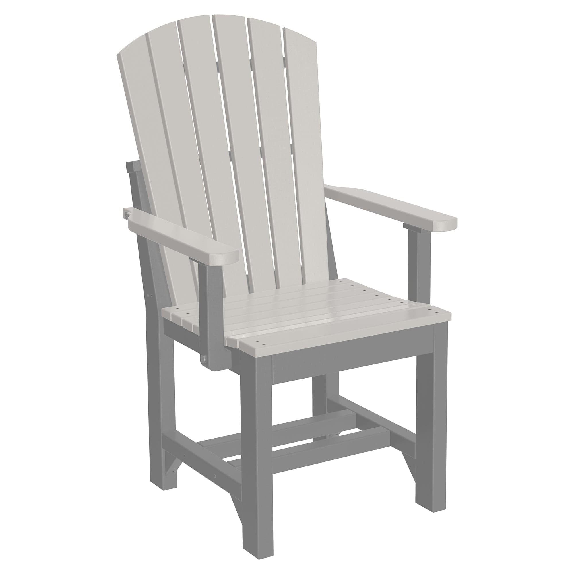 Luxcraft Poly Lumber Adirondack Dining Arm Chair