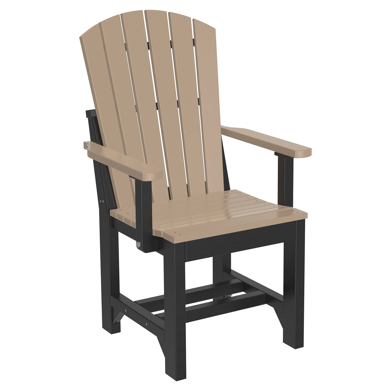 Luxcraft Poly Lumber Adirondack Dining Arm Chair