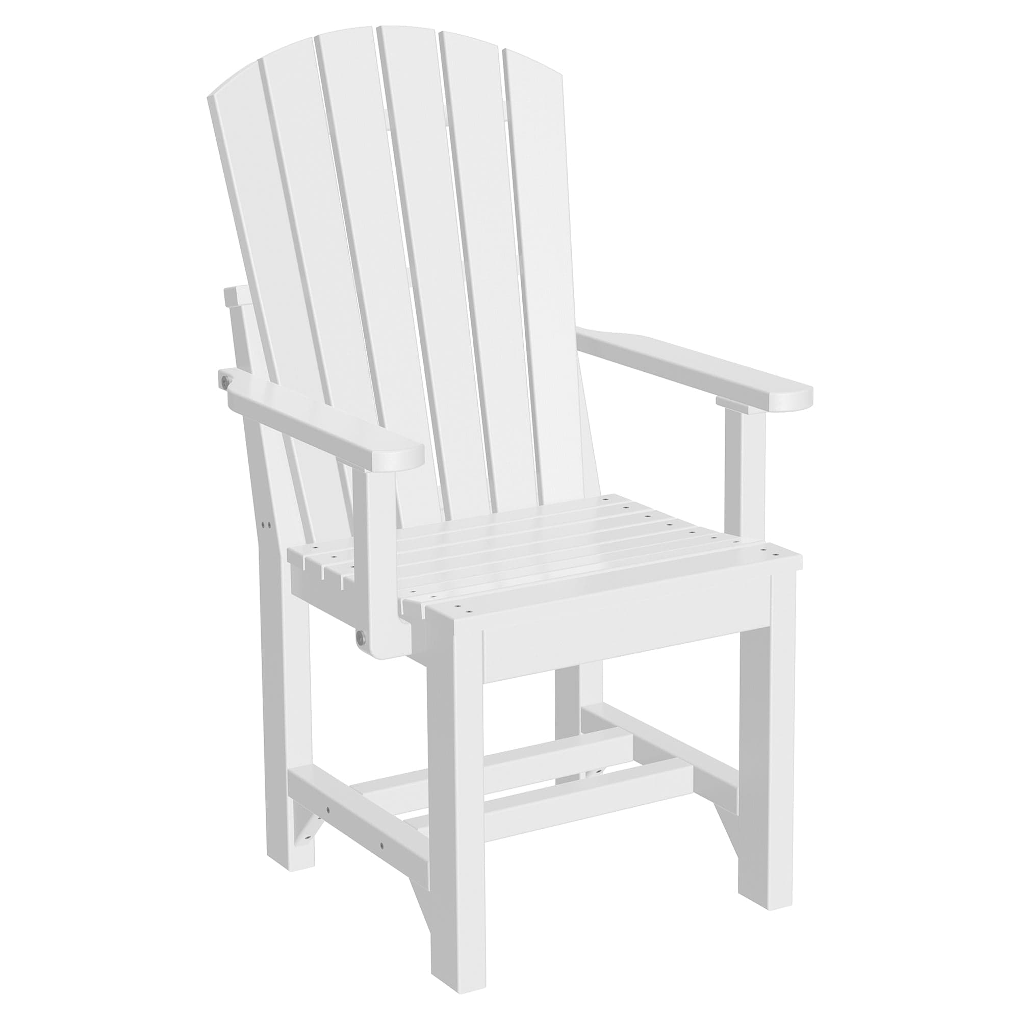Luxcraft Poly Lumber Adirondack Dining Arm Chair