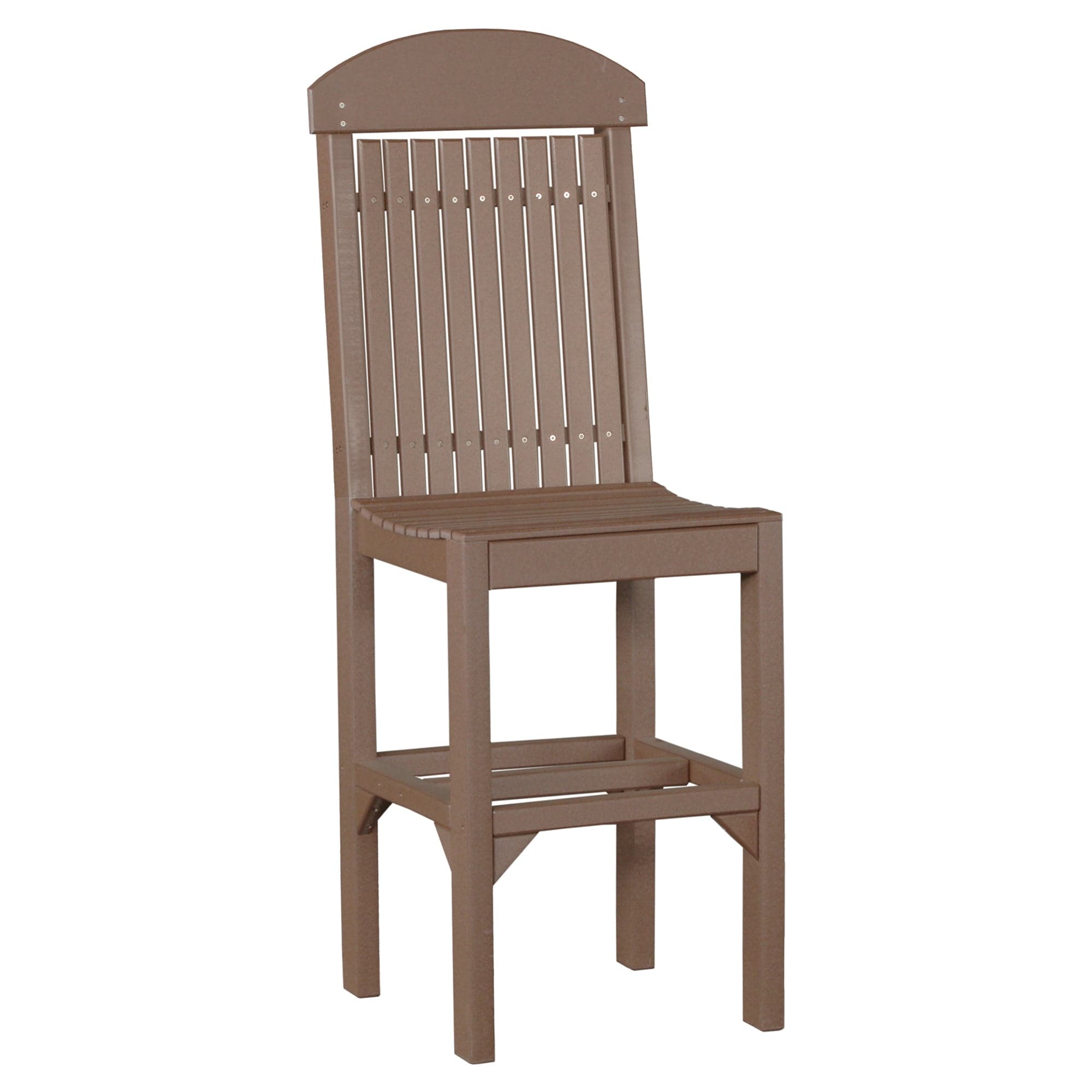 Luxcraft Classic Poly Lumber Bar-Height Dining Chair