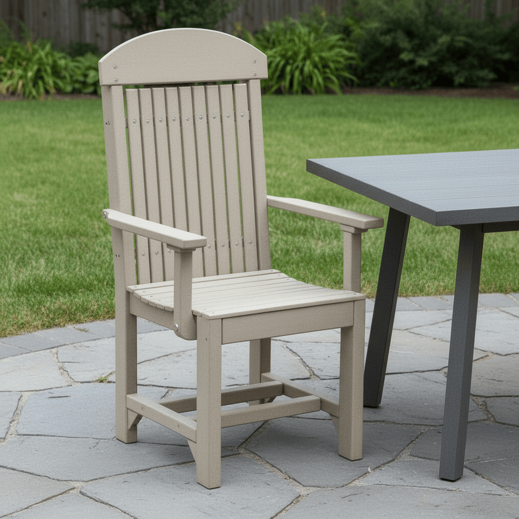 Luxcraft Classic Poly Dining Arm Chair