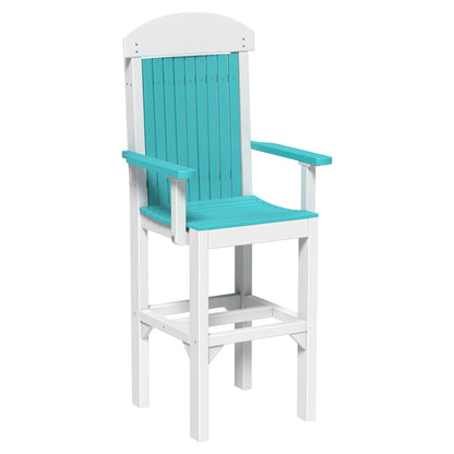 Luxcraft Classic Poly Bar Height Arm Chair