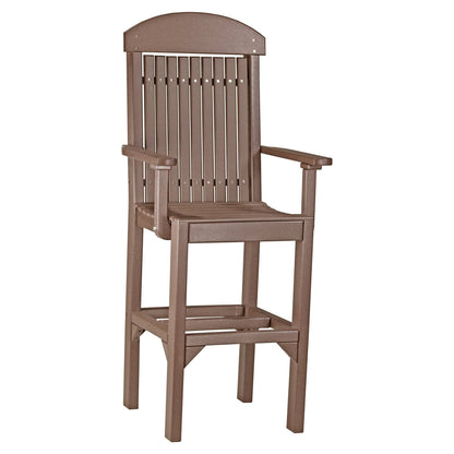 Luxcraft Classic Poly Bar Height Arm Chair