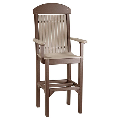 Luxcraft Classic Poly Bar Height Arm Chair