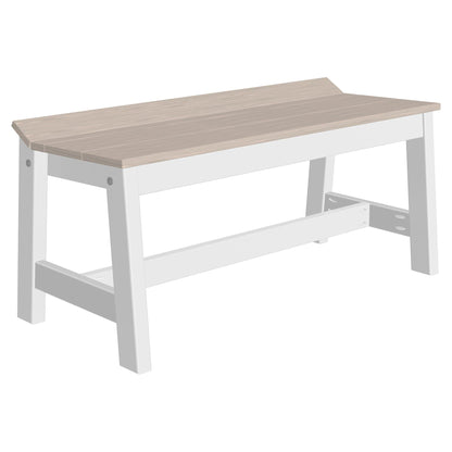 Luxcraft Poly Lumber Cafe Dining Bench