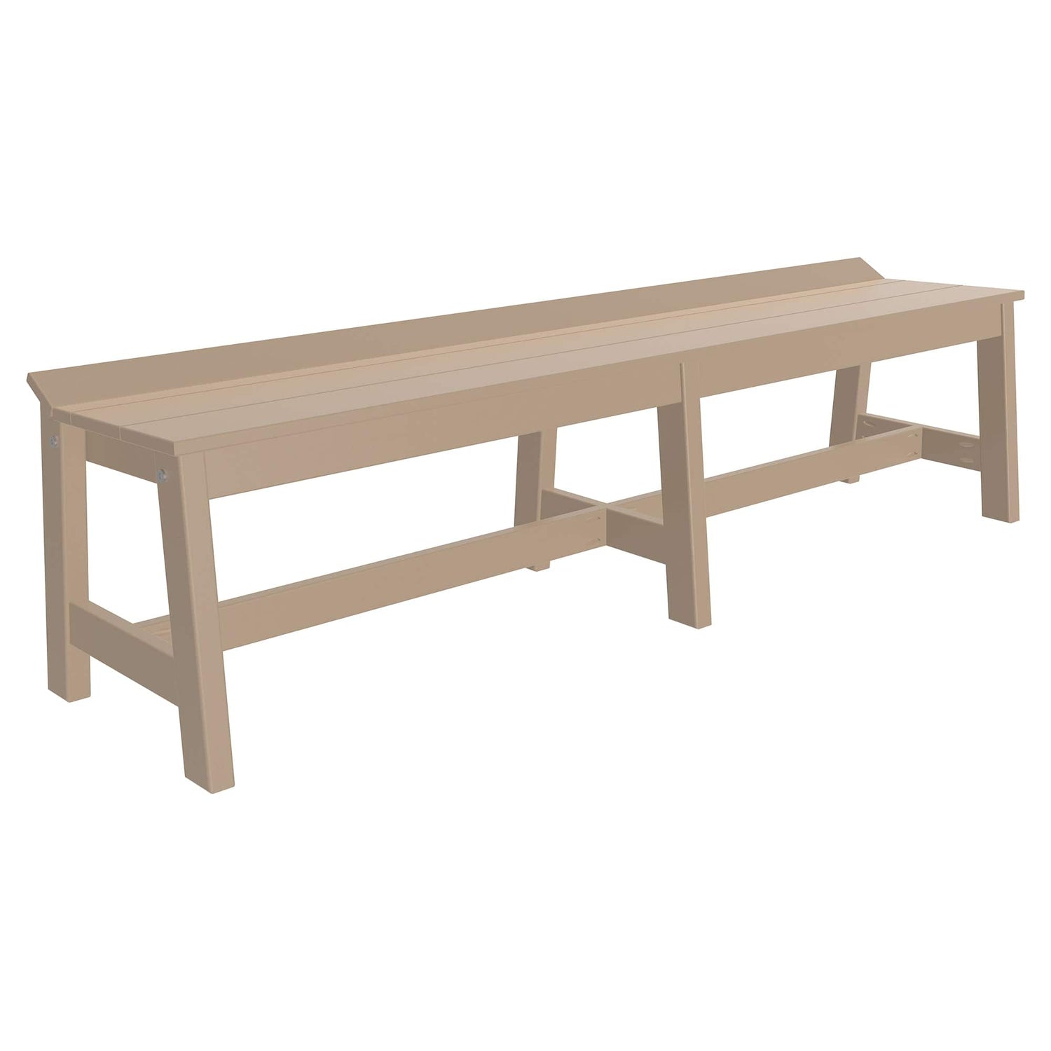 Luxcraft Poly Lumber Cafe Dining Bench