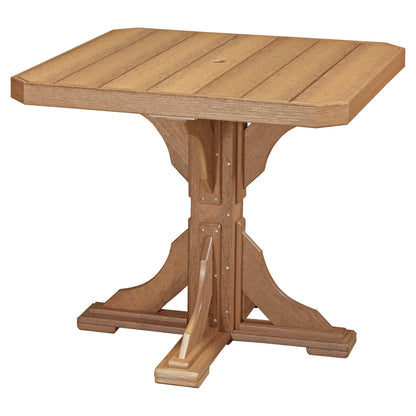 Luxcraft Poly Lumber Square Counter Height Dining Table