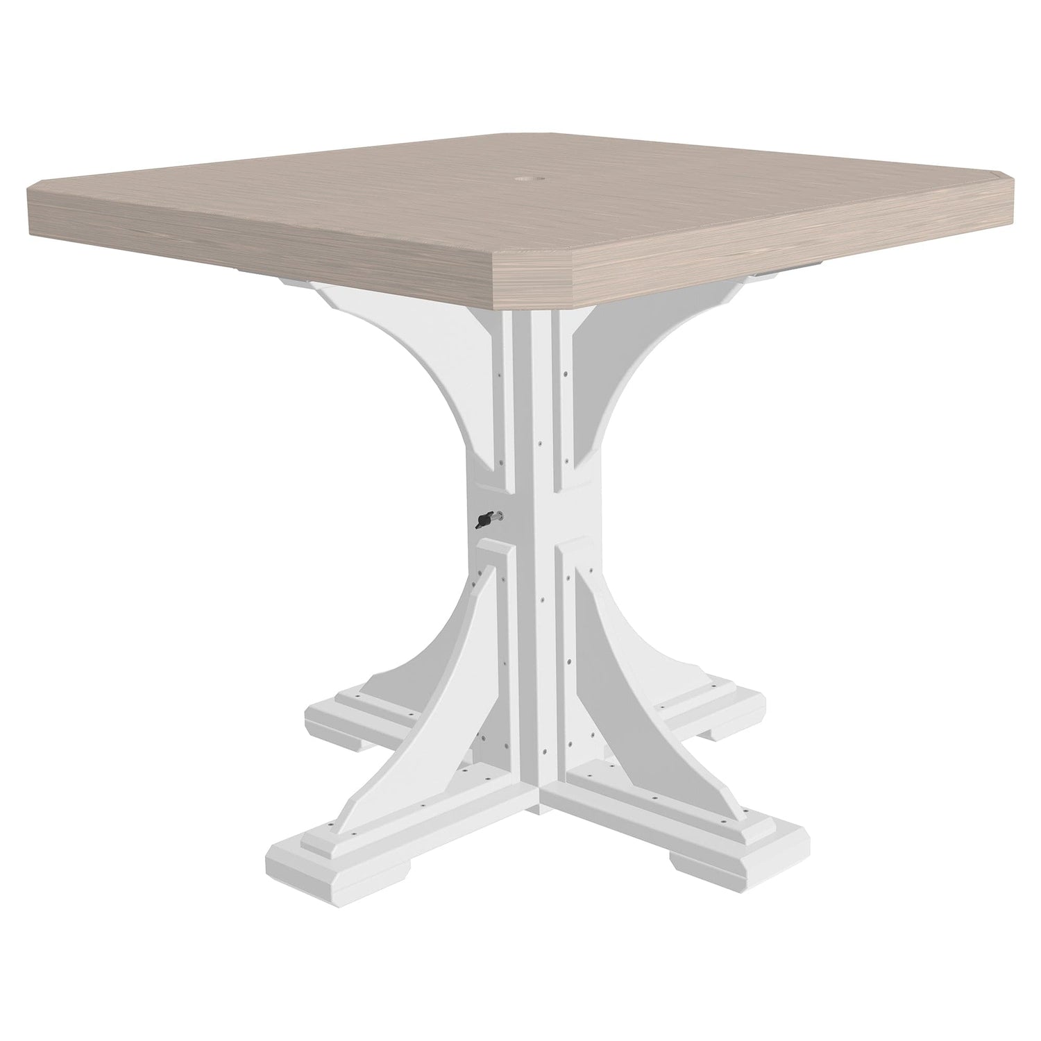 Luxcraft Poly Lumber Square Counter Height Dining Table