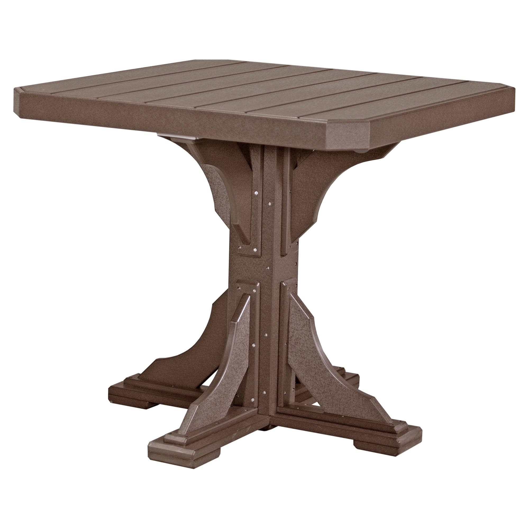 Luxcraft Poly Lumber Square Counter Height Dining Table
