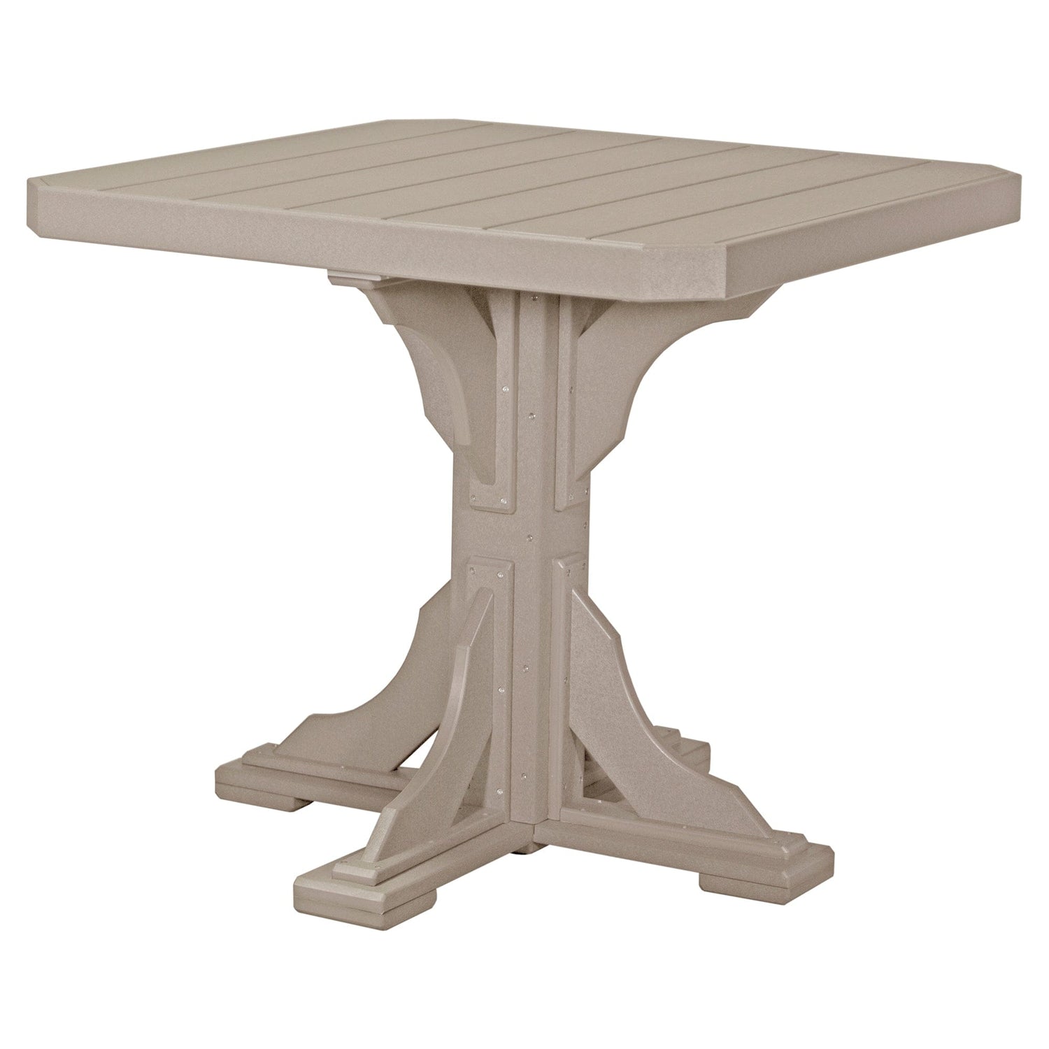 Luxcraft Poly Lumber Square Counter Height Dining Table