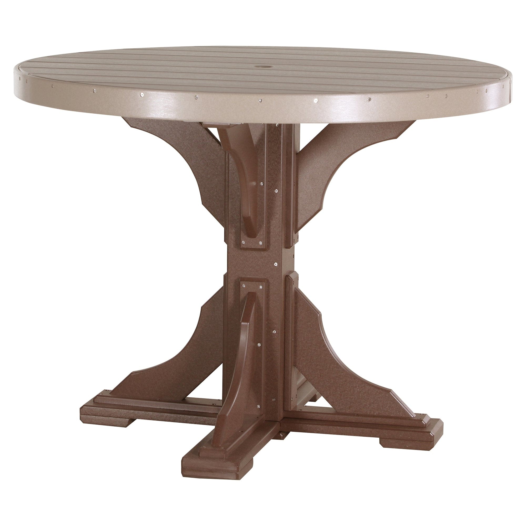 Luxcraft Poly Composite Round Outdoor Counter Table