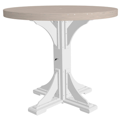 Luxcraft Poly Lumber Round Outdoor Bar Table