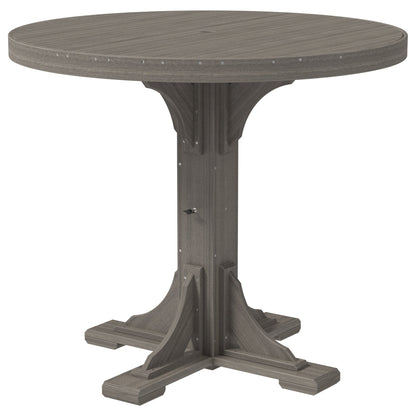 Luxcraft Poly Lumber Round Outdoor Bar Table