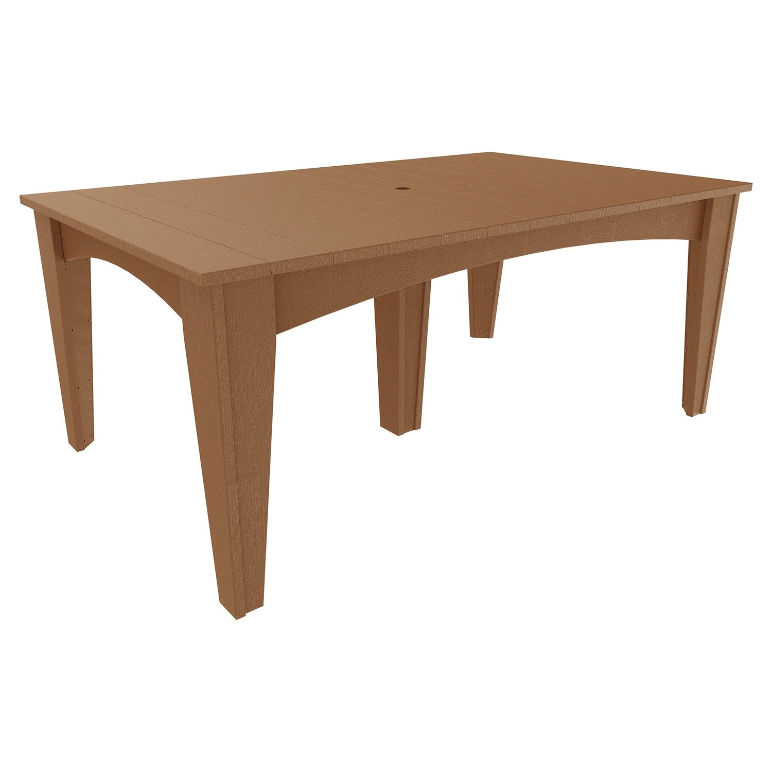 Luxcraft Poly Lumber Island Rectangular Dining Table