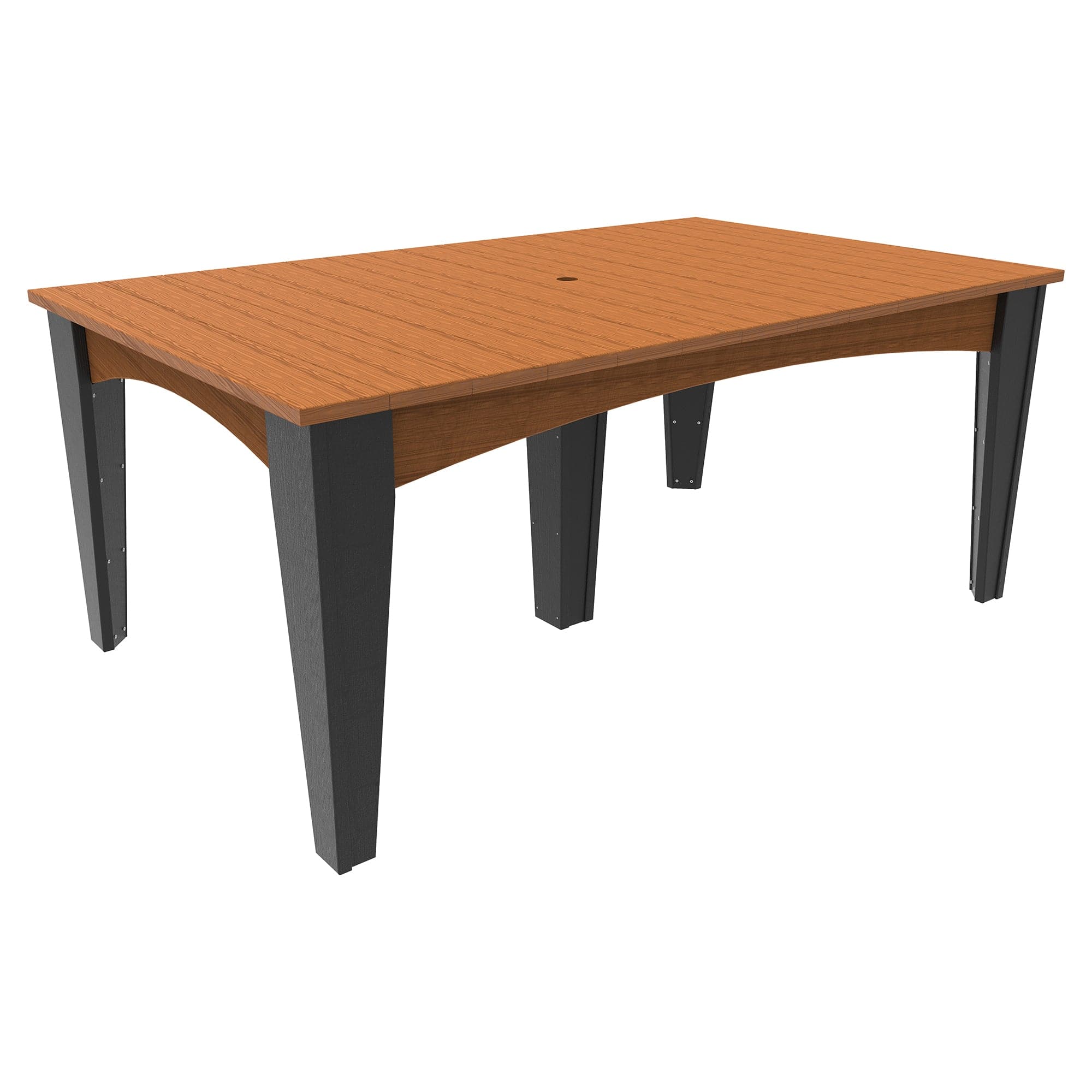 Luxcraft Poly Lumber Island Rectangular Dining Table