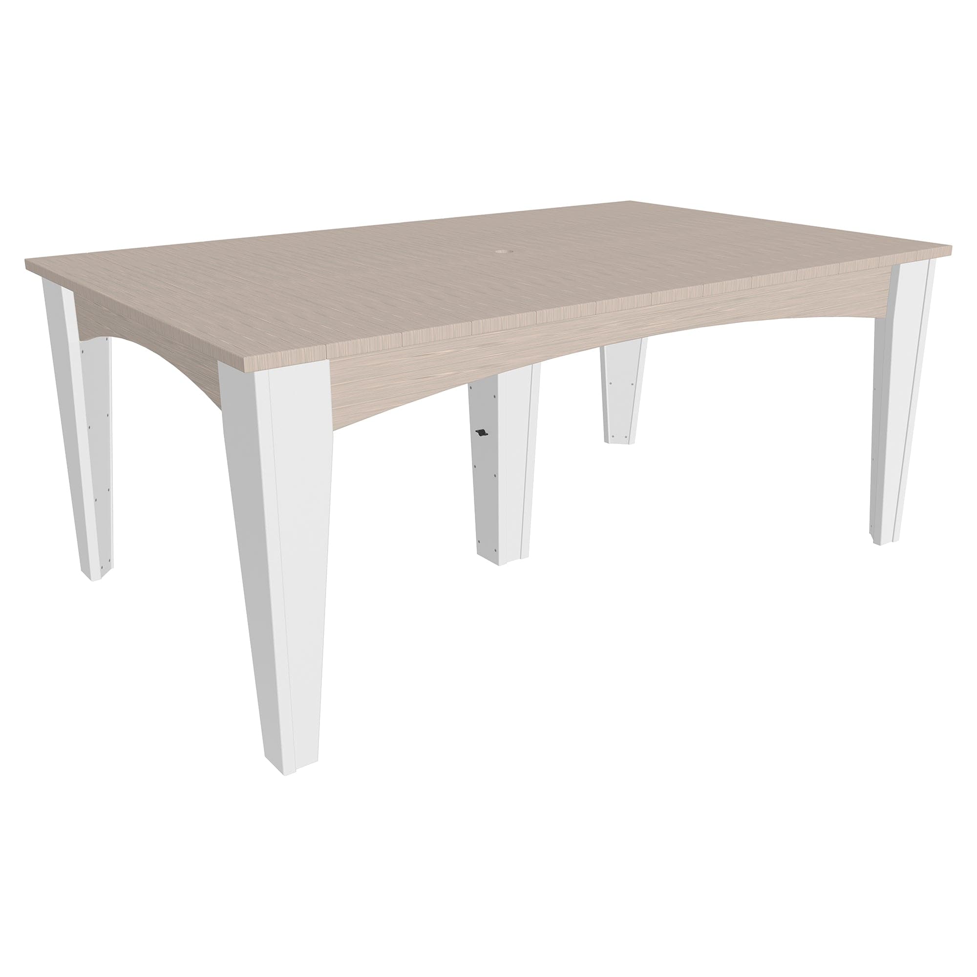 Luxcraft Poly Lumber Island Rectangular Dining Table