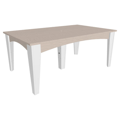 Luxcraft Poly Lumber Island Rectangular Dining Table