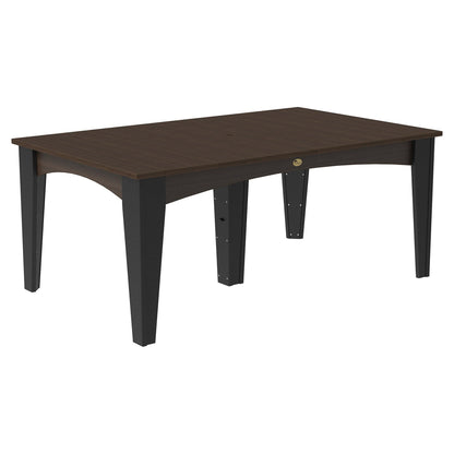 Luxcraft Poly Lumber Island Rectangular Dining Table