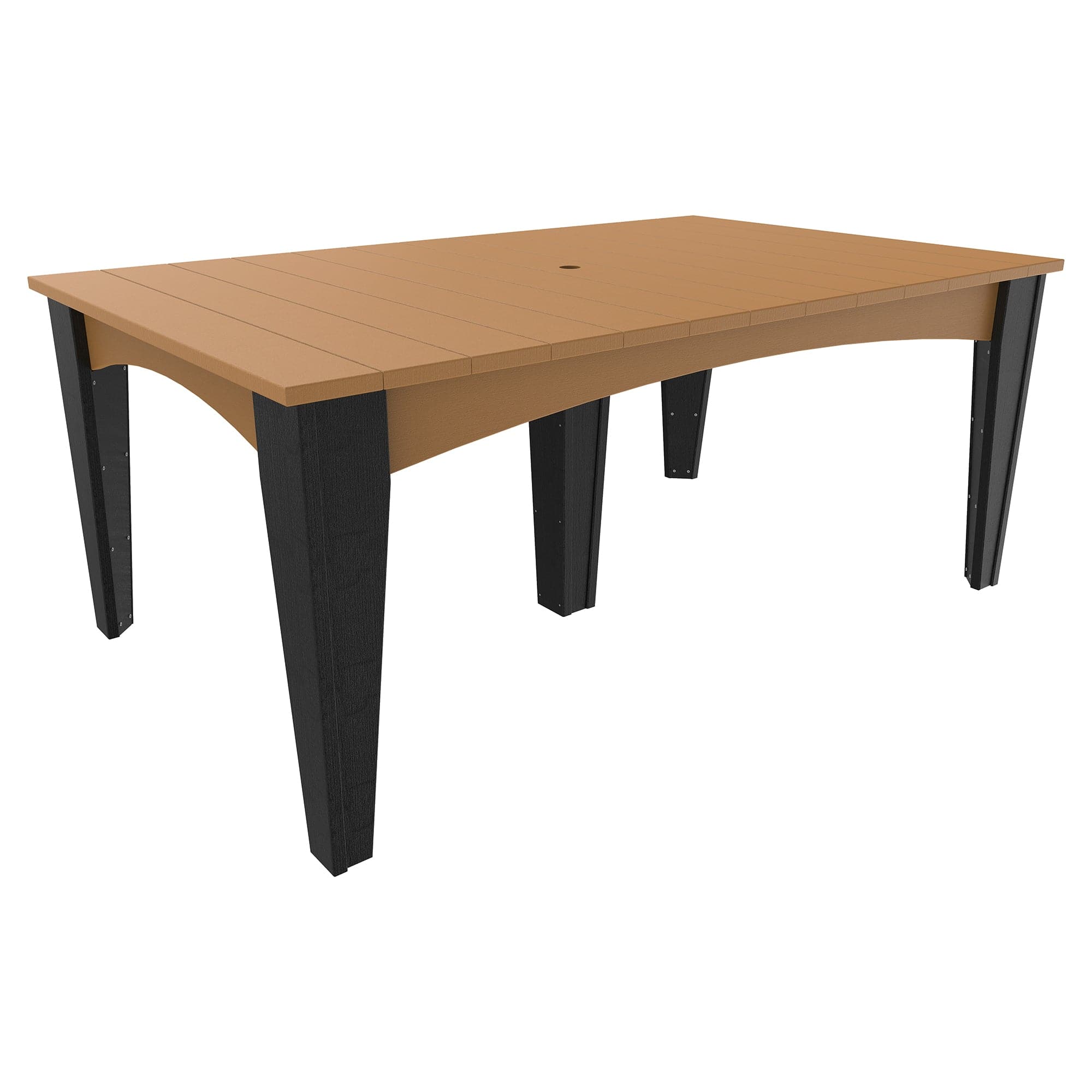 Luxcraft Poly Lumber Island Rectangular Dining Table