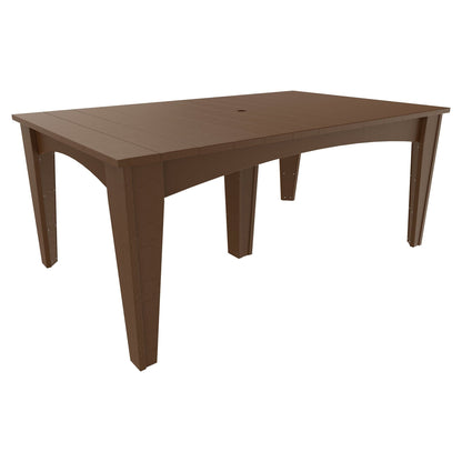 Luxcraft Poly Lumber Island Rectangular Dining Table