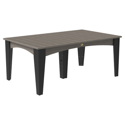 Luxcraft Poly Lumber Island Rectangular Dining Table