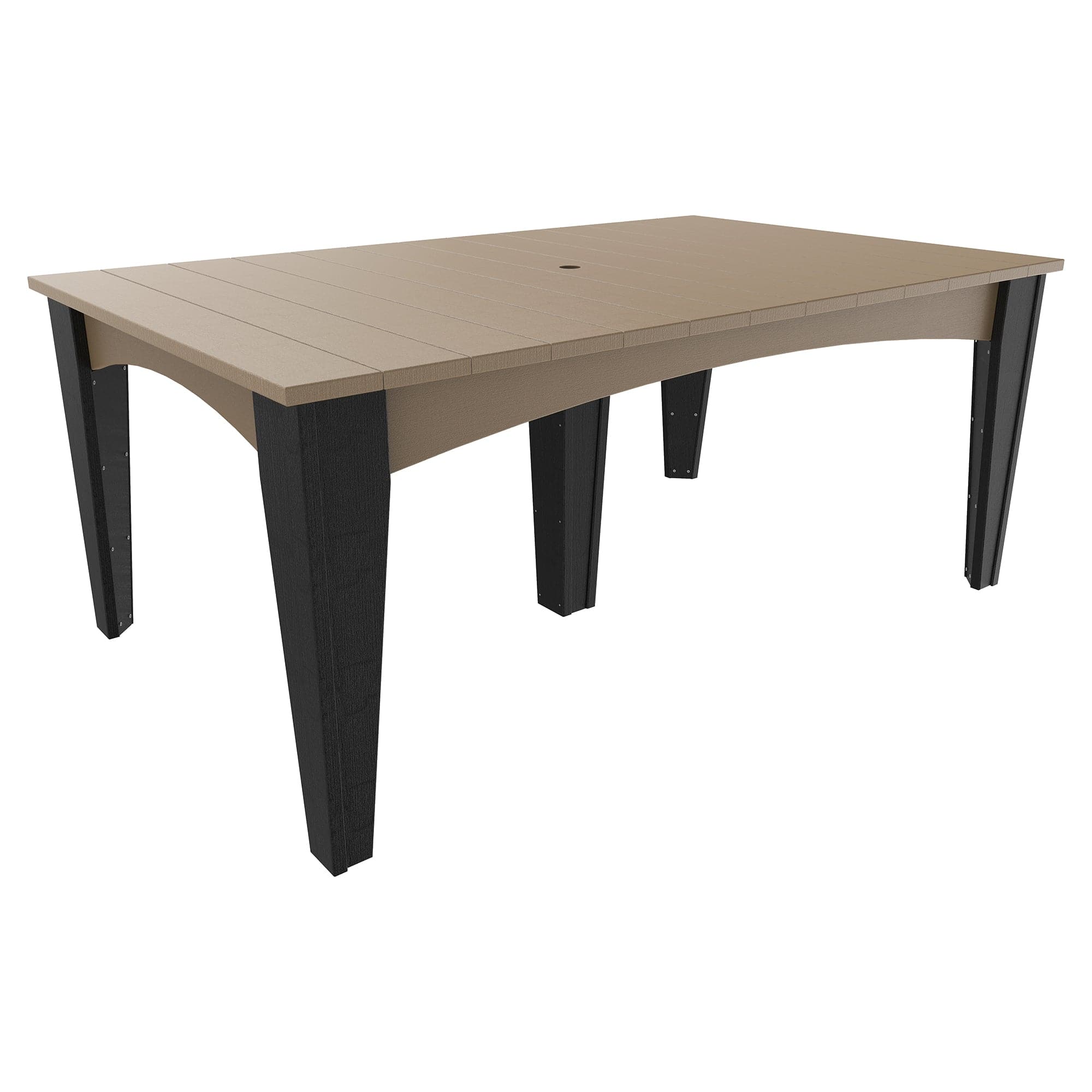 Luxcraft Poly Lumber Island Rectangular Dining Table