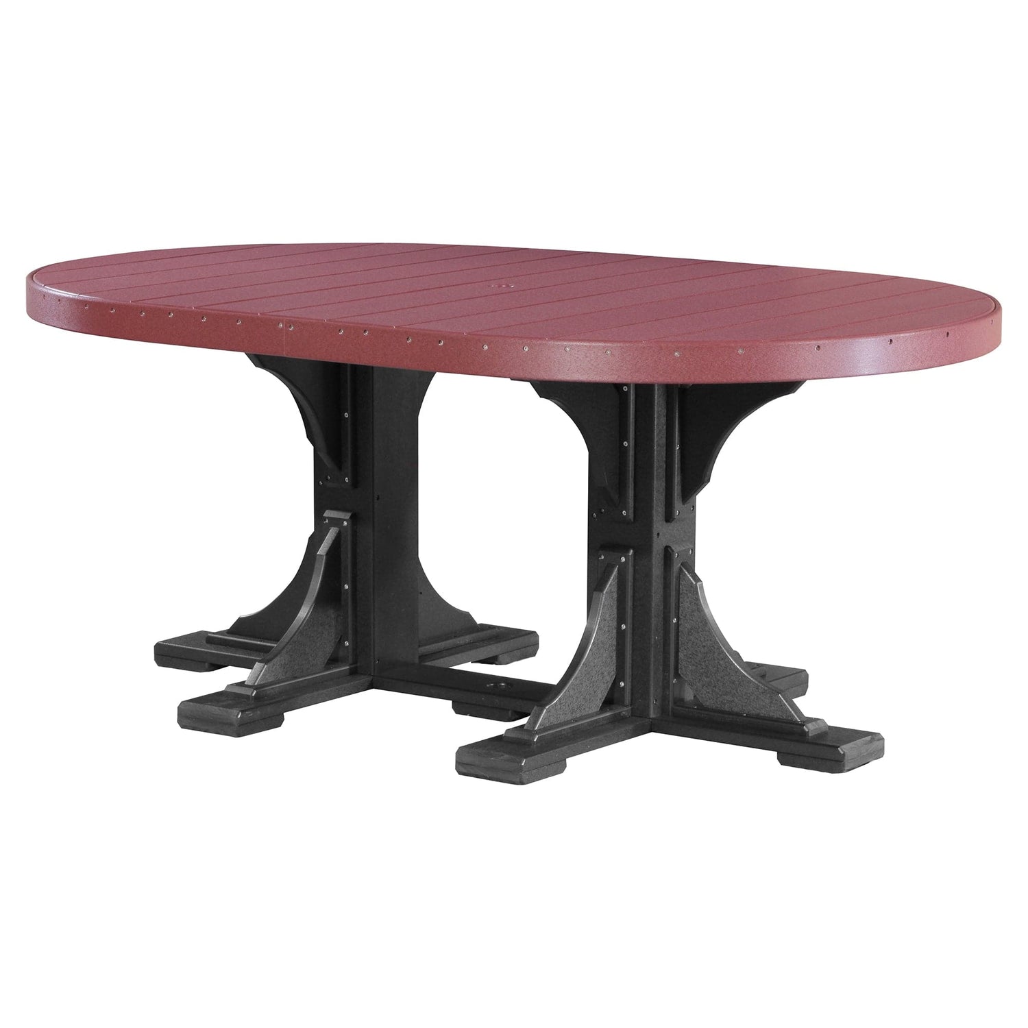 Luxcraft Poly Composite Oval Dining Table &amp; Bench Set