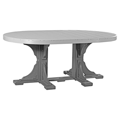 Luxcraft Poly Composite Oval Dining Table &amp; Bench Set