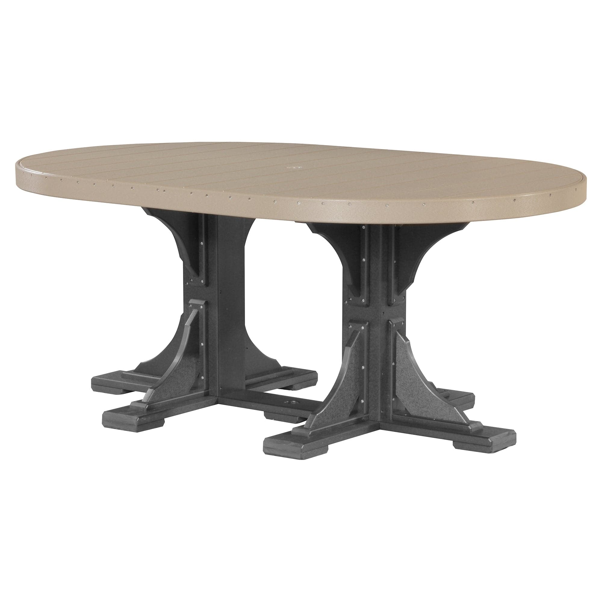 Luxcraft Poly Composite Oval Dining Table
