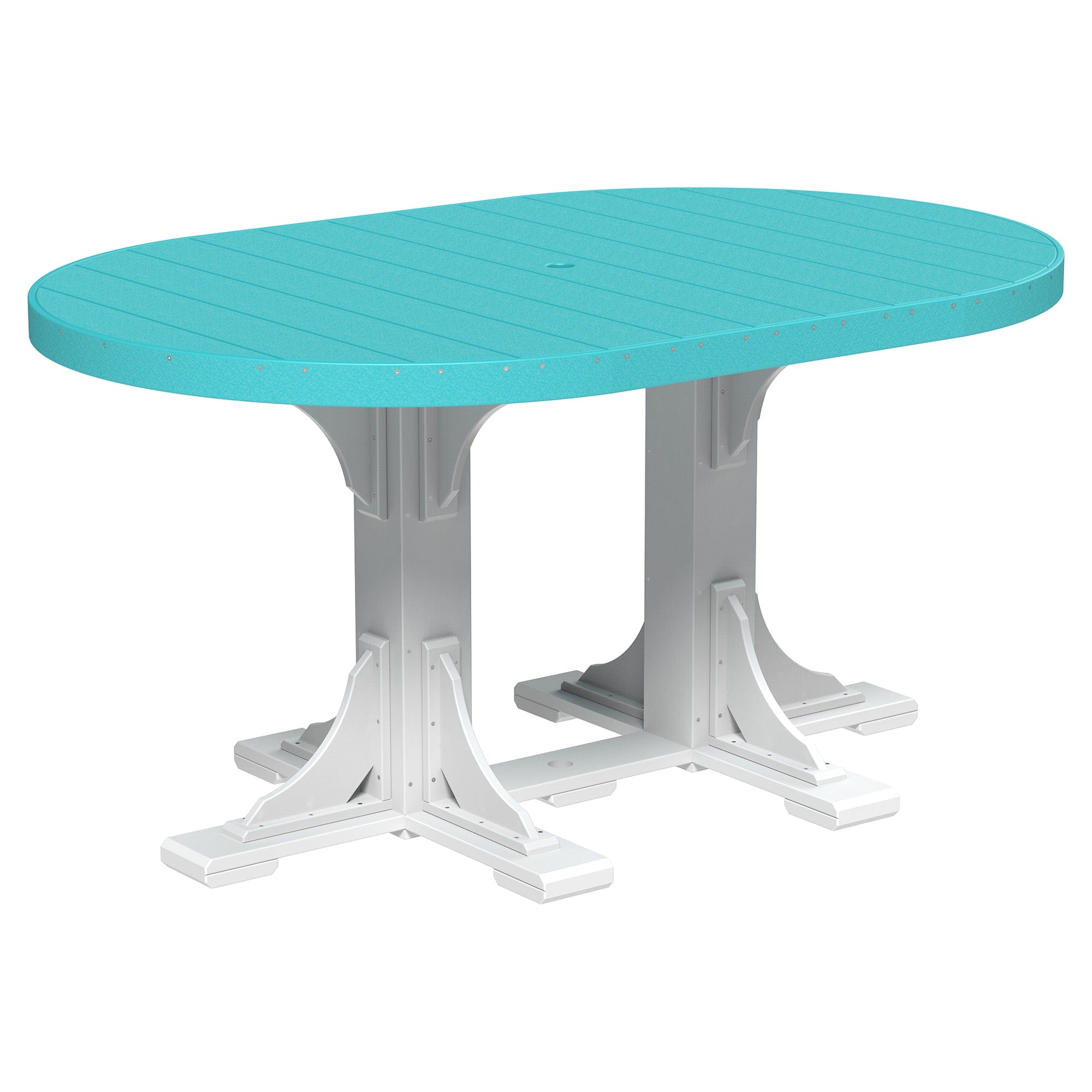 Luxcraft Poly Lumber Oval Counter-Height Dining Table