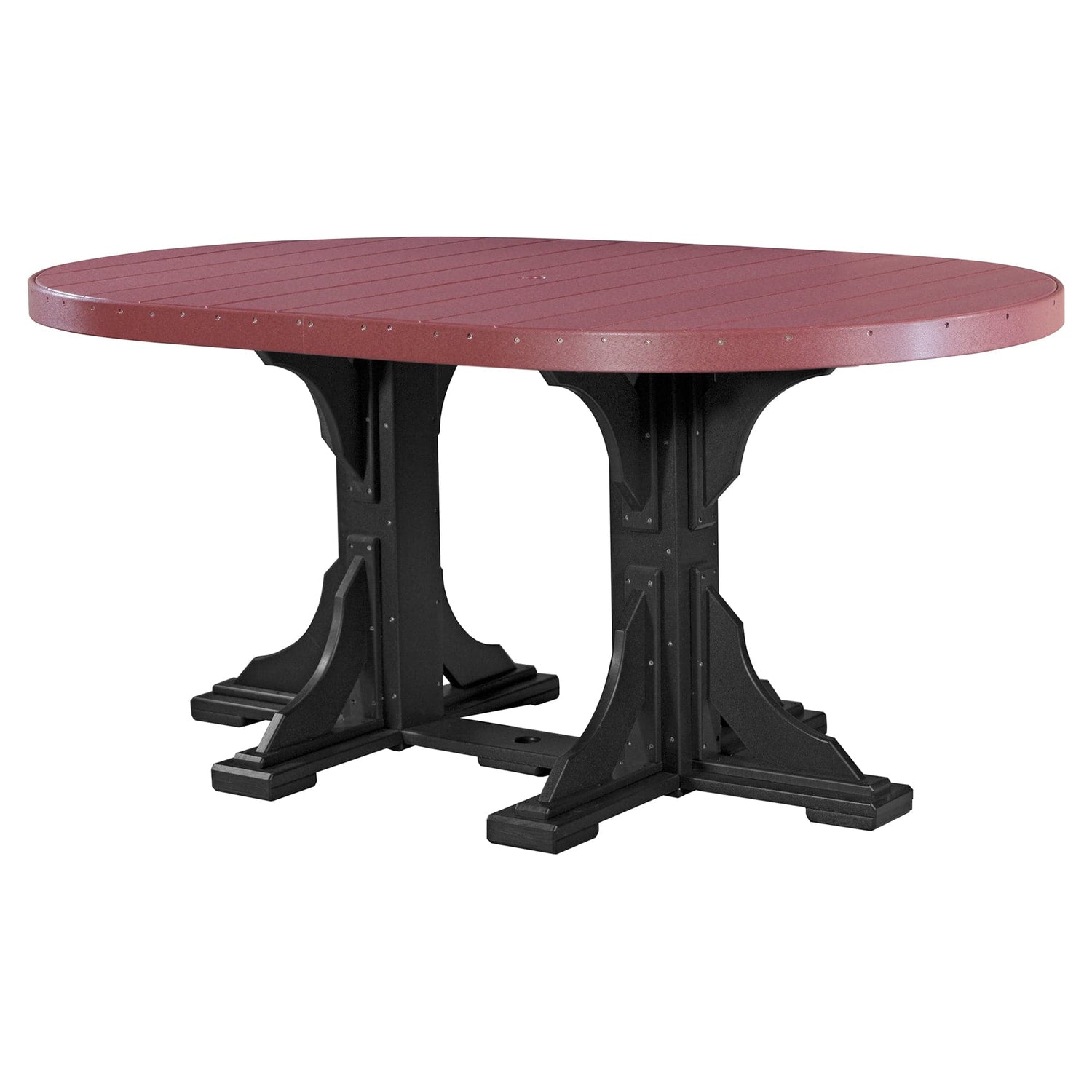 Luxcraft Poly Lumber Oval Counter-Height Dining Table
