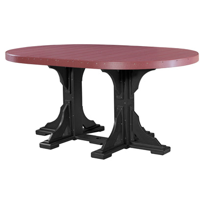 Luxcraft Poly Lumber Oval Counter-Height Dining Table