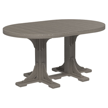 Luxcraft Poly Lumber Oval Counter-Height Dining Table