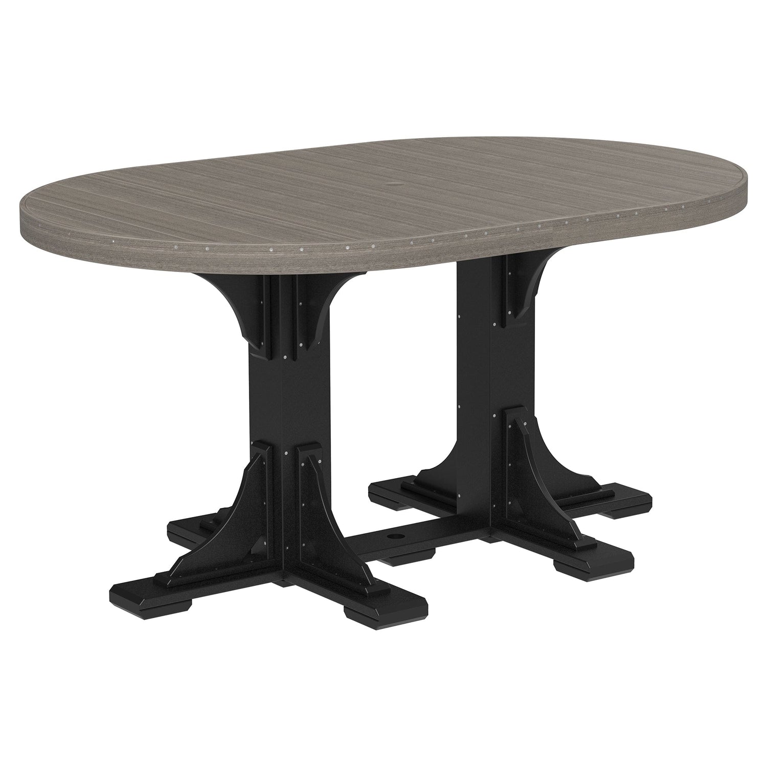 Luxcraft Poly Lumber Oval Counter-Height Dining Table