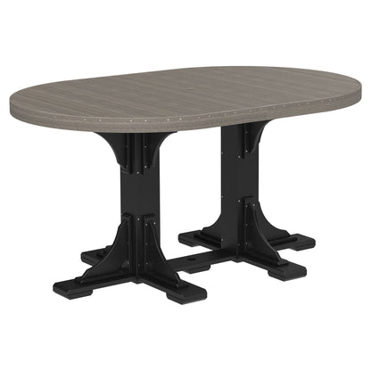 Luxcraft Poly Lumber Oval Counter-Height Dining Table