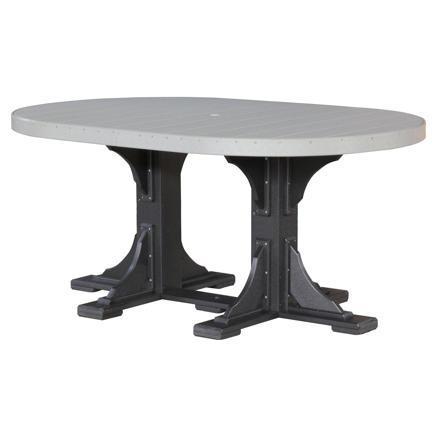Luxcraft Poly Lumber Oval Counter-Height Dining Table