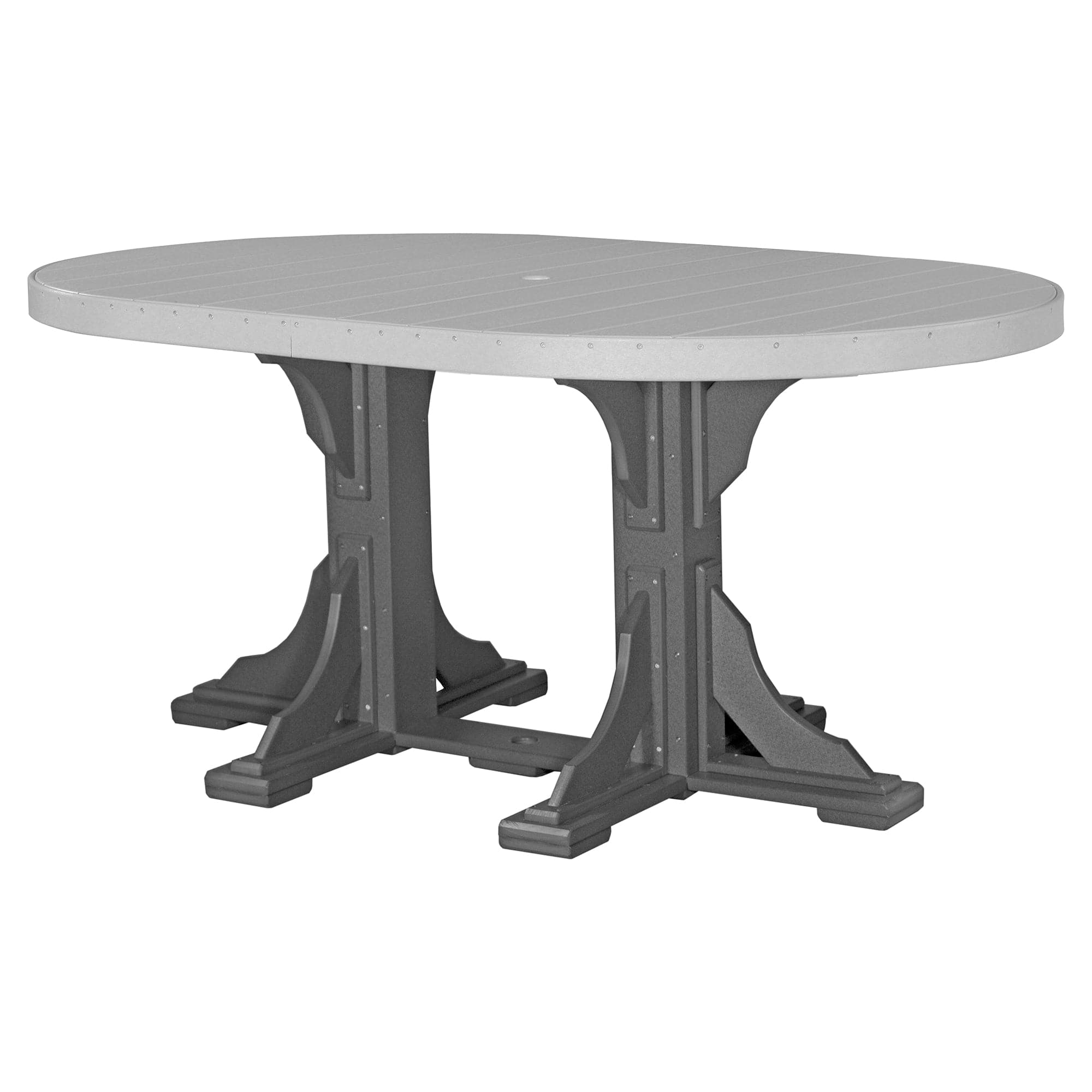 Luxcraft Poly Lumber Oval Counter-Height Dining Table