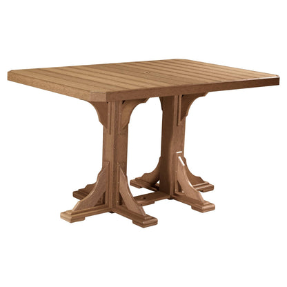 Luxcraft Rectangular Poly Bar-Height Dining Table