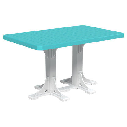 Luxcraft Rectangular Poly Bar-Height Dining Table