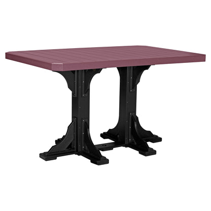 Luxcraft Rectangular Poly Bar-Height Dining Table