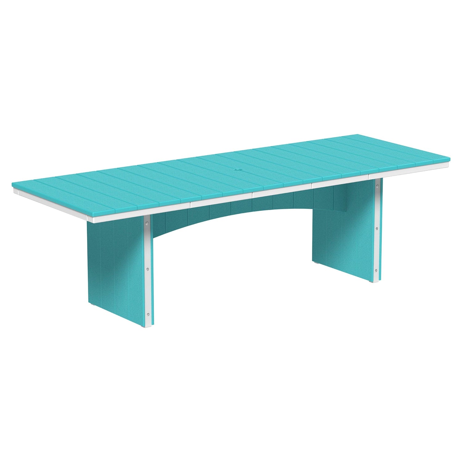 Luxcraft Urban 8-Person Rectangular Poly Dining Table &amp; Chair Set