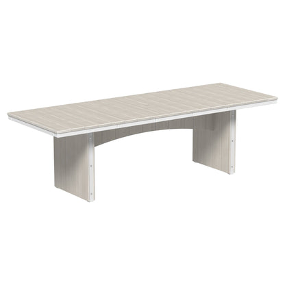 Luxcraft Urban 8-Person Rectangular Poly Dining Table &amp; Chair Set