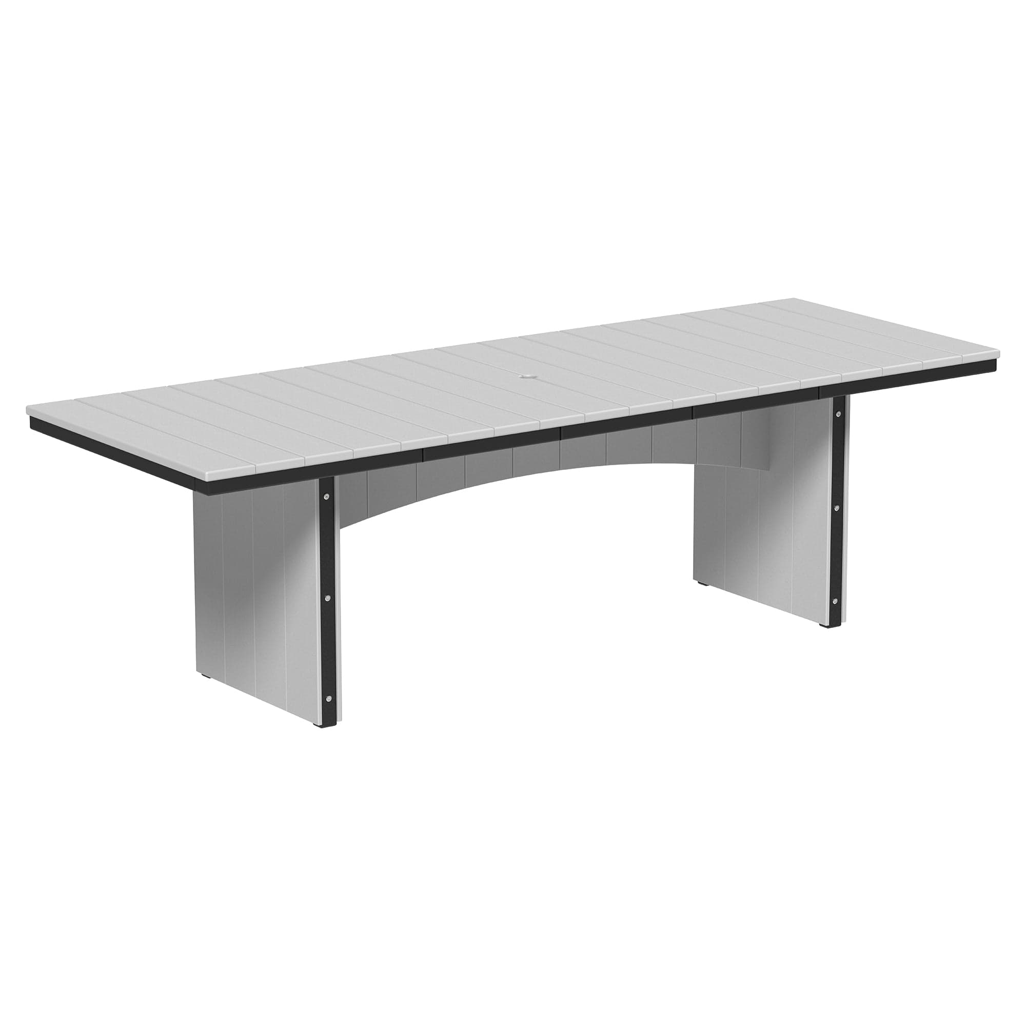 Luxcraft Urban 8-Person Rectangular Poly Dining Table &amp; Chair Set