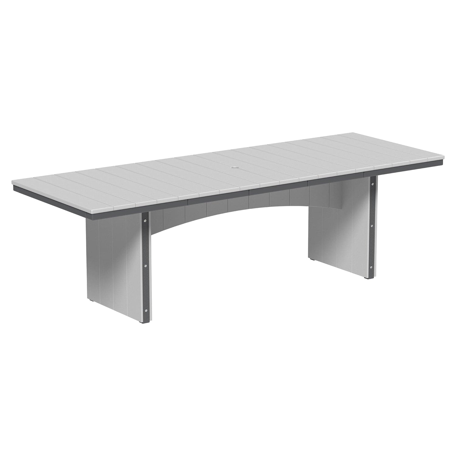 Luxcraft Urban 8-Person Rectangular Poly Dining Table &amp; Chair Set
