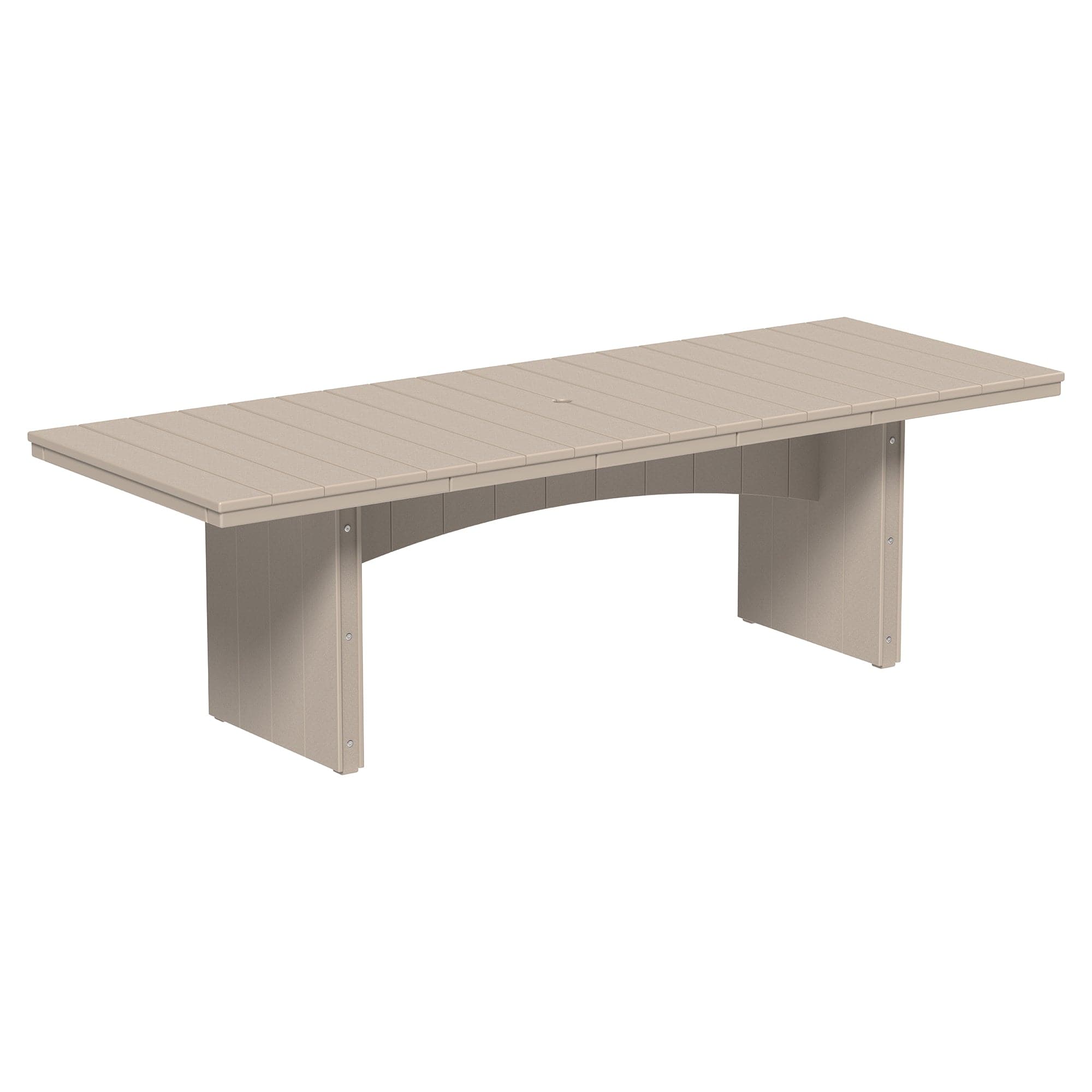 Luxcraft Urban 8-Person Rectangular Poly Dining Table &amp; Chair Set