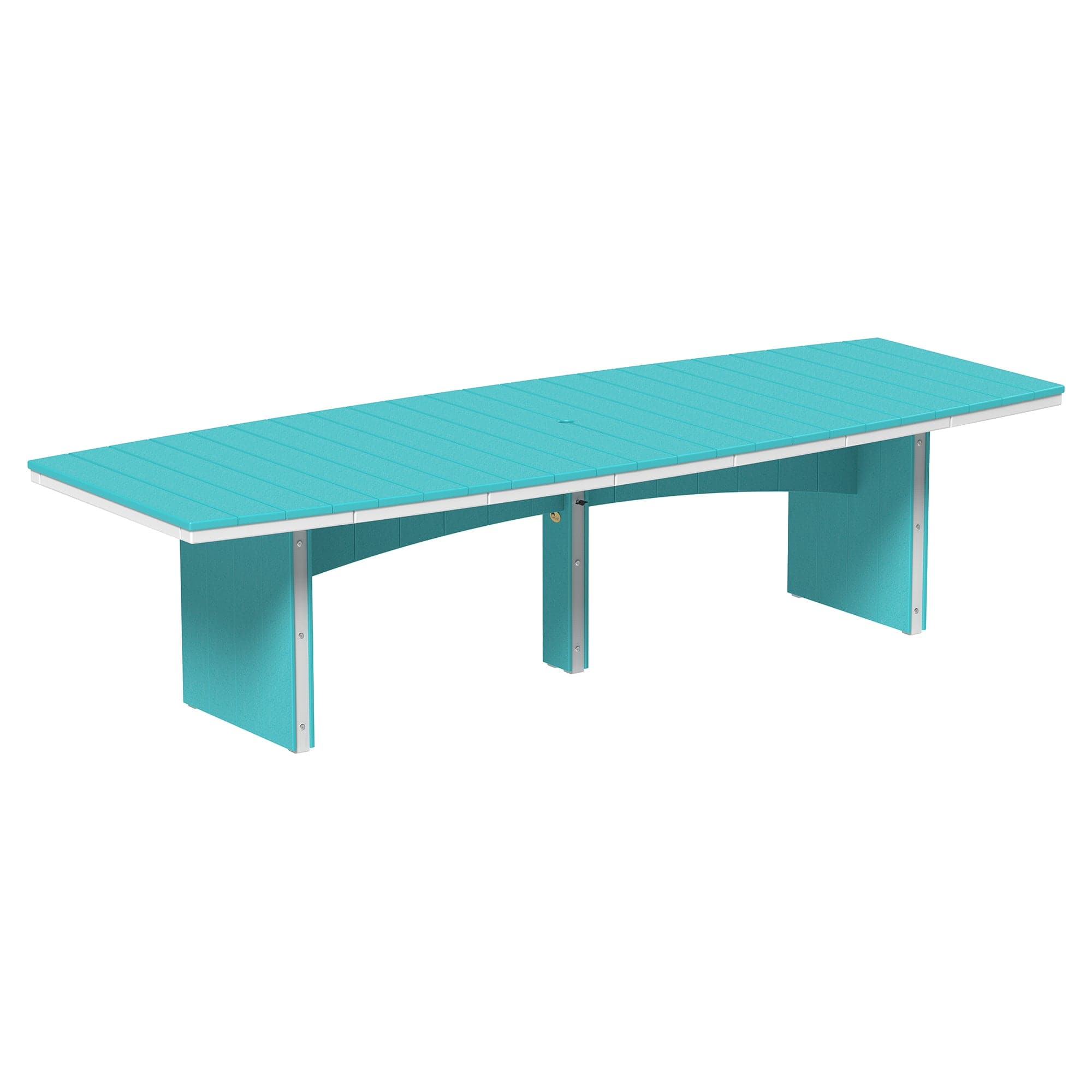 Luxcraft Urban 10-Person Oval Poly Dining Table &amp; Chair Set
