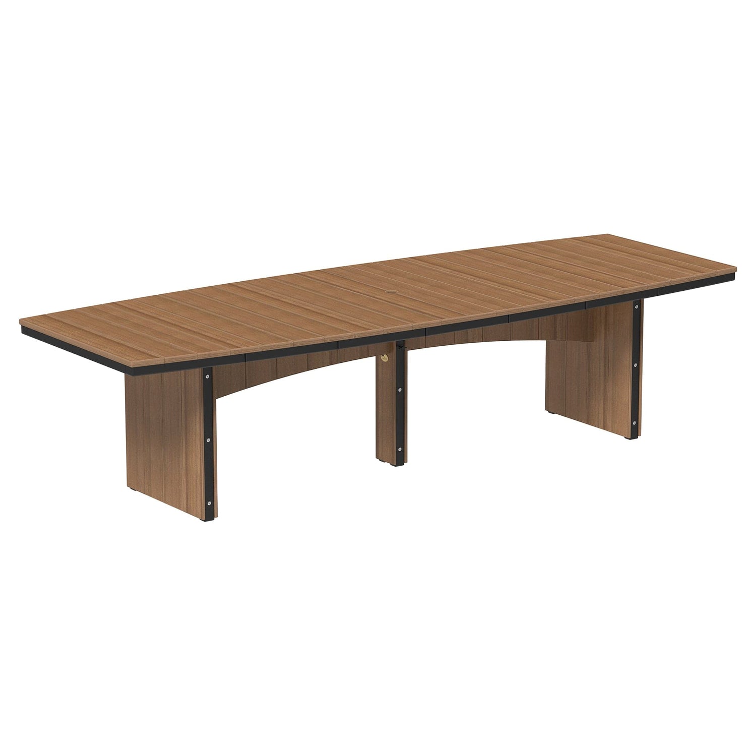 Luxcraft Urban 10-Person Oval Poly Dining Table &amp; Chair Set