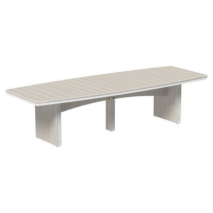 Luxcraft Urban 10-Person Oval Poly Dining Table &amp; Chair Set